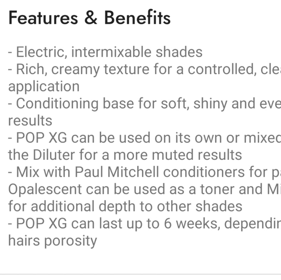 🎀 Paul Mitchell Pop XG Semi-Permanent Color- Professional - Picture 7 of 8
